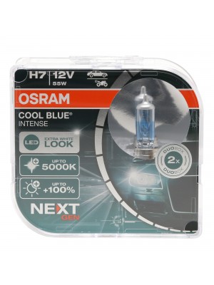Osram Cool Blue Intense Next Gen Glühlampe H7 PX26d 12V 55W >5000K Doppelpack